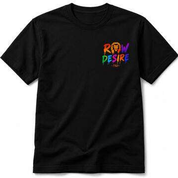 Black Let's Play Raw T-shirt