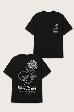 Black Heart & Rose T-shirt